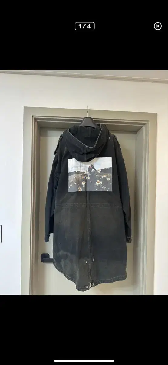 21ss rafsimons 바이크프린팅 야상